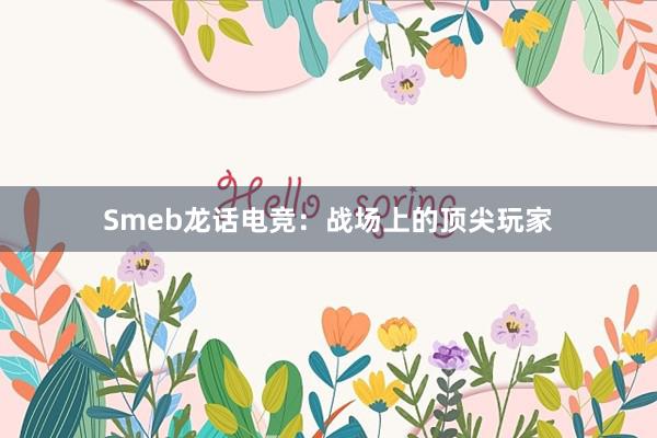 Smeb龙话电竞：战场上的顶尖玩家