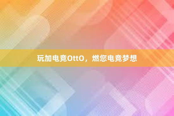 玩加电竞OttO，燃您电竞梦想